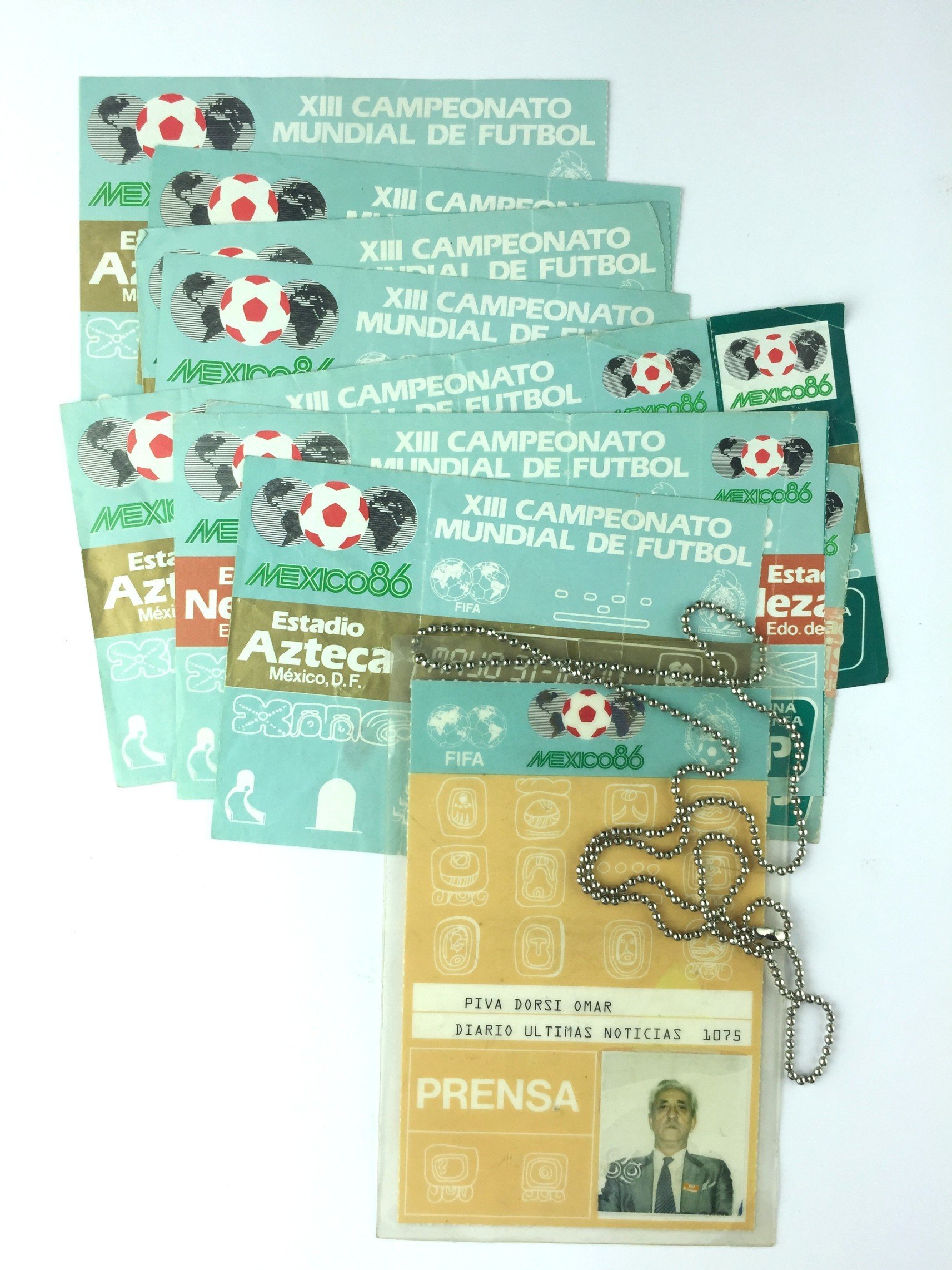 9 entradas Mundial México 1986