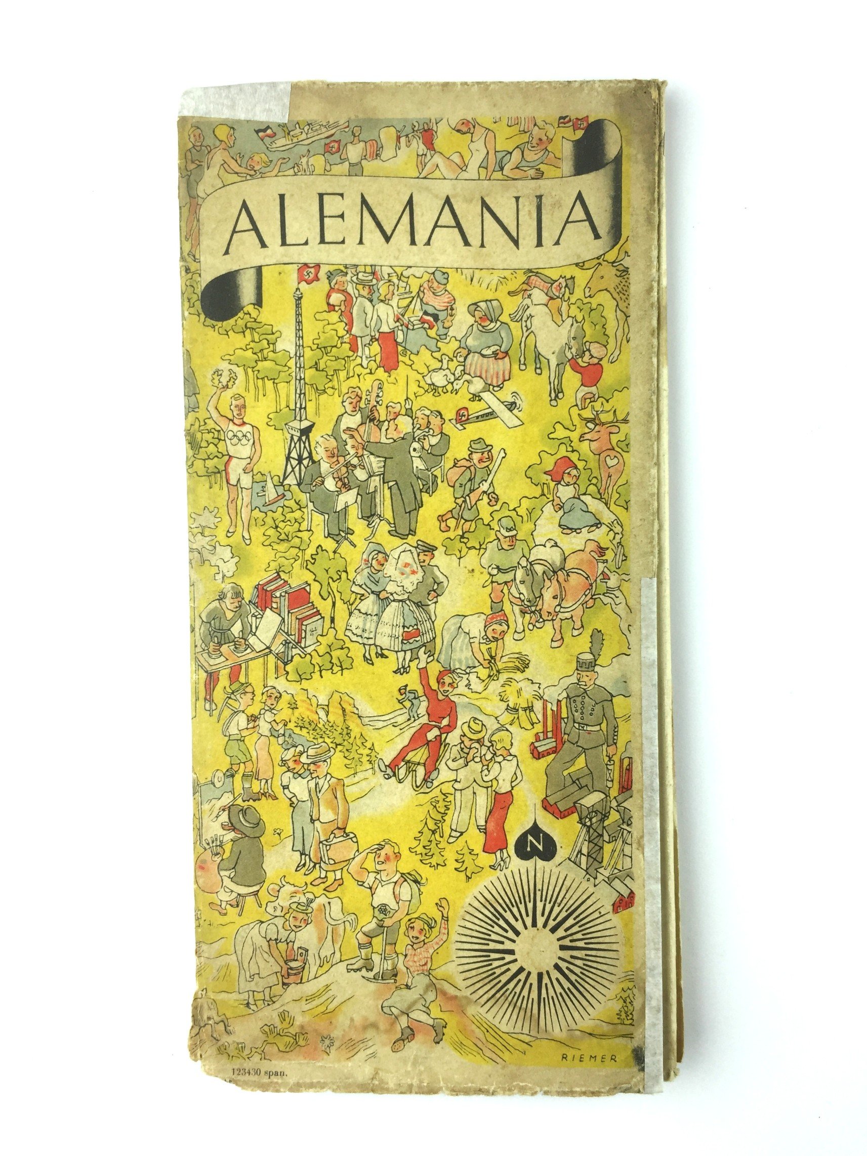 Dos piezas Juegos Olímpicos Berlín 1936 - Imagen 3