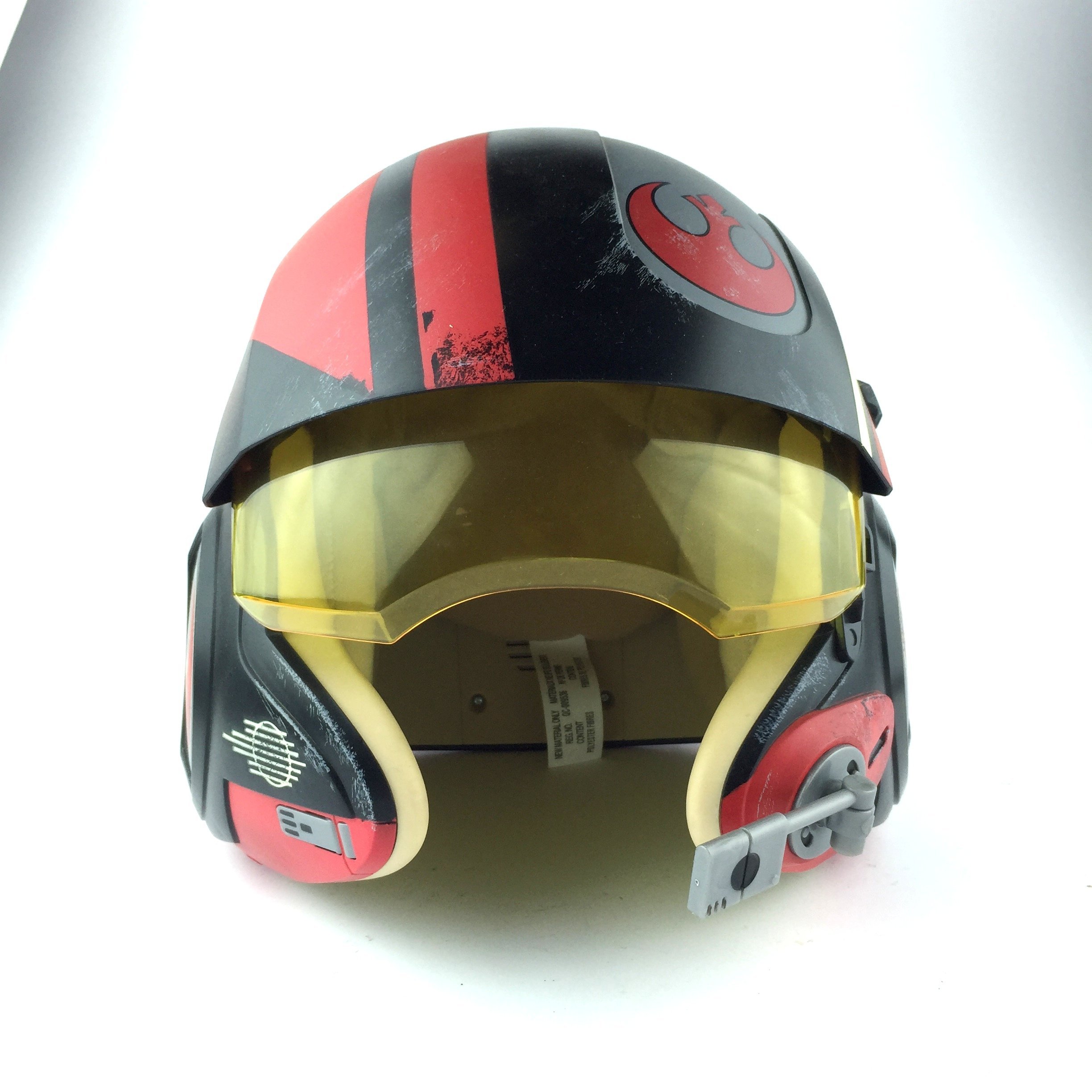 2 cascos en plástico "Boba Fett and Poe Damaron" tamaño real.