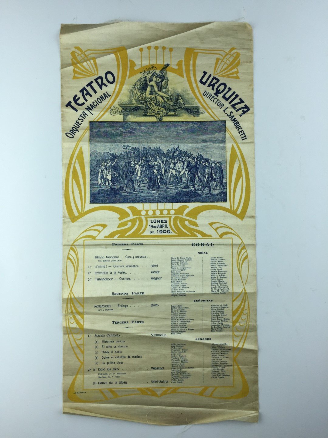 Afiche del teatro Urquiza