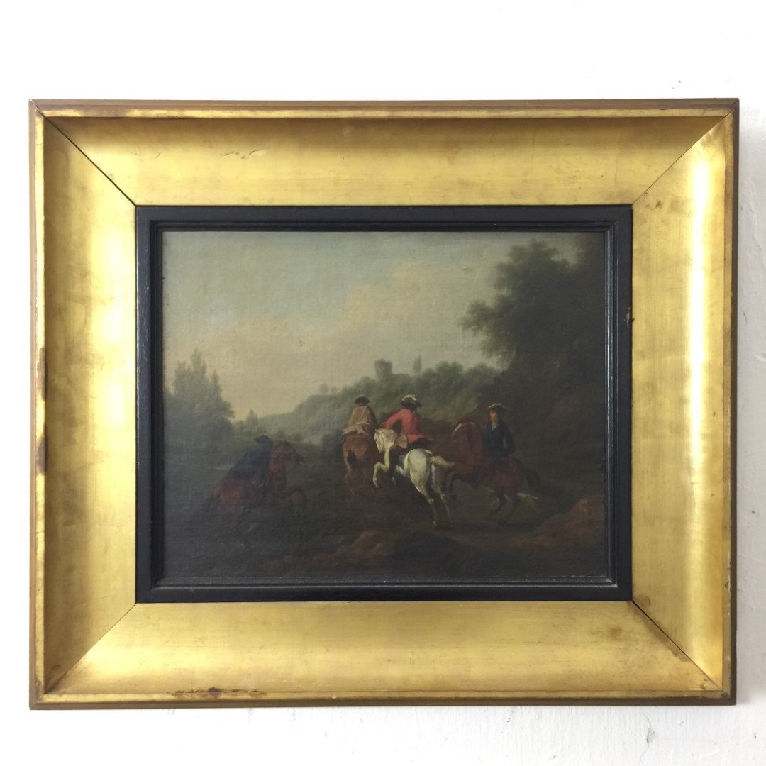 Óleo sobre tela "Ecuestre"