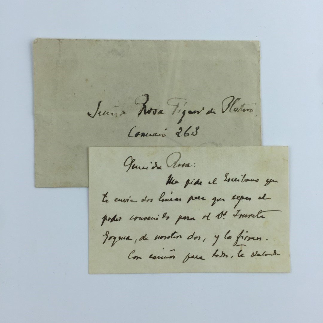 Tarjeta "Pedro Figari"