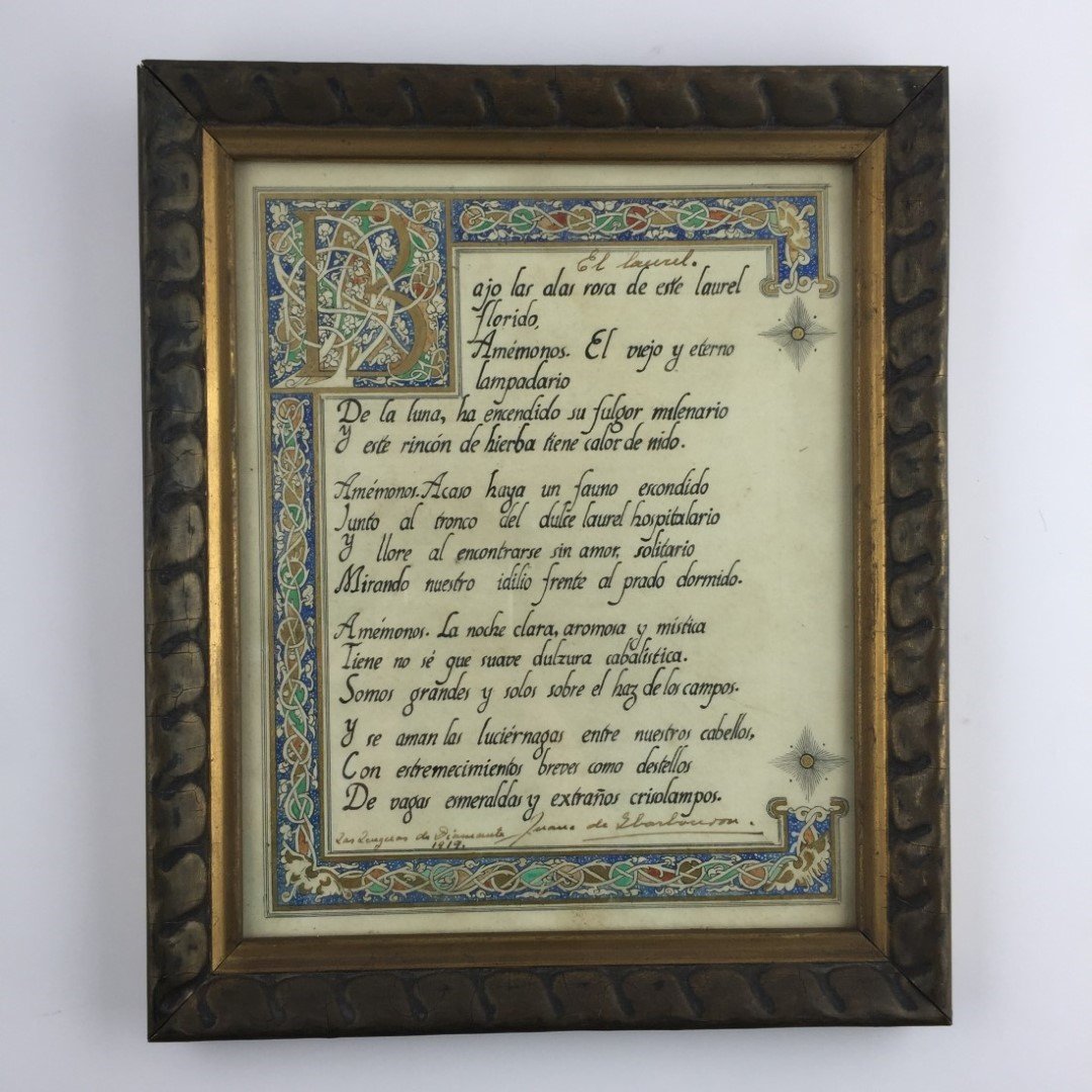 Tinta sobre papel "Juana de Ibarbourou"