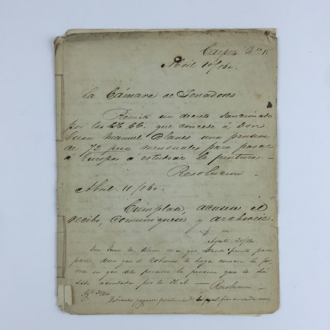 Documento "Juan Manuel Blanes"