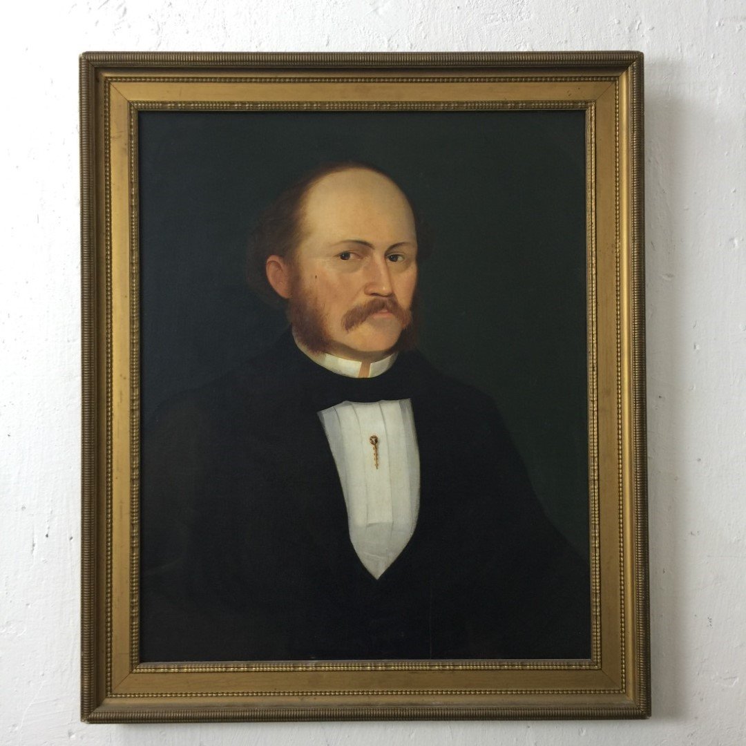 Óleo sobre tela. "Retrato"