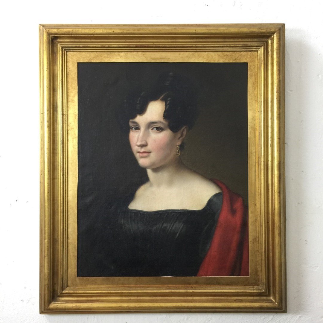 Óleo sobre tela. "Retrato"