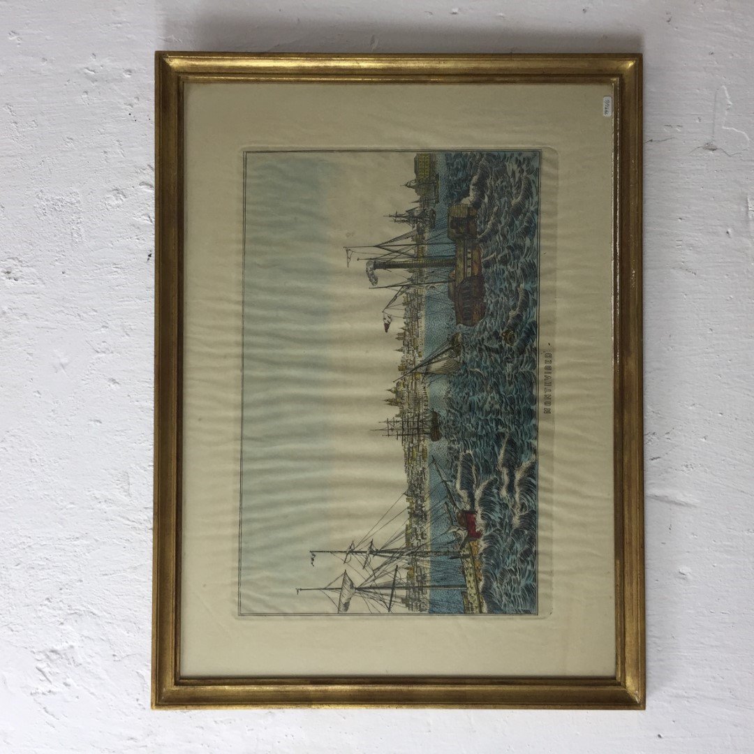 Grabado. "Montevideo"