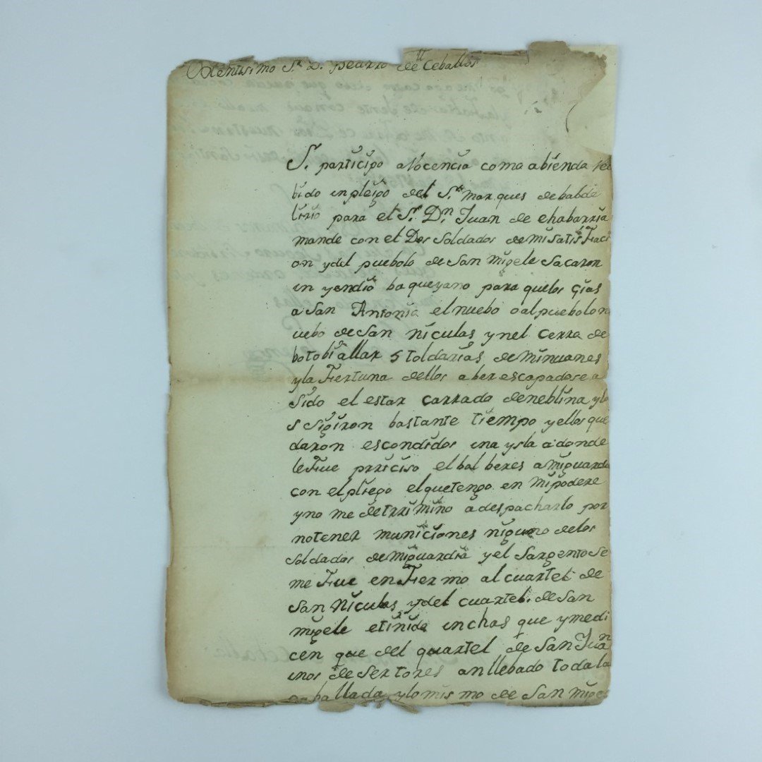 Documento manuscrito