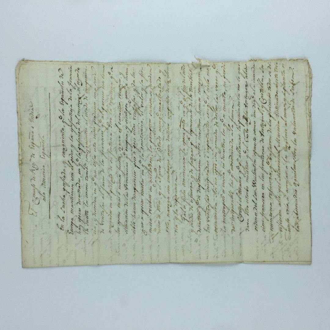 Documento manuscrito