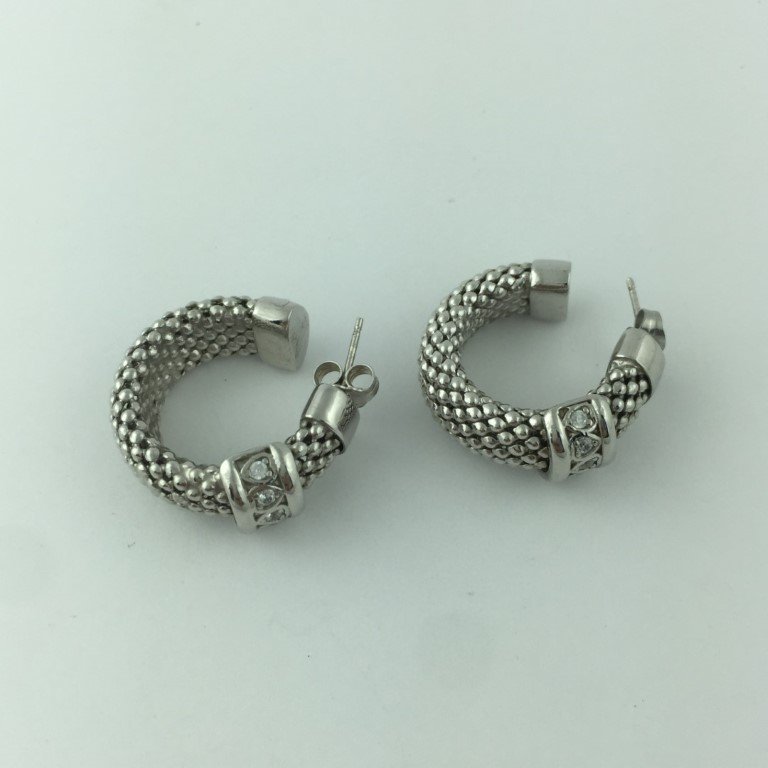 Caravanas en oro 18 K