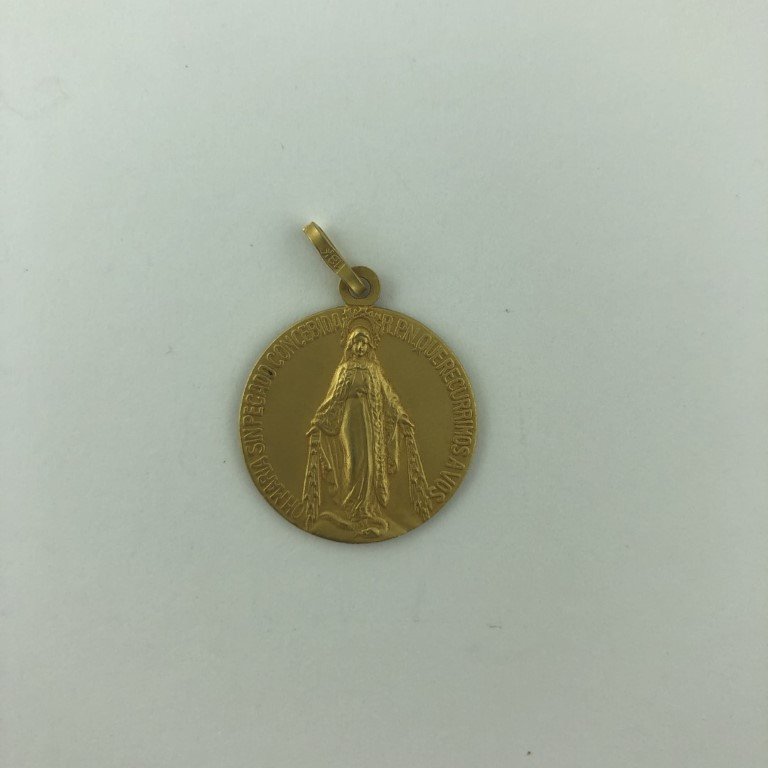 Medalla en oro 18 K
