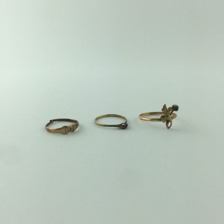 Anillos en oro amarillo