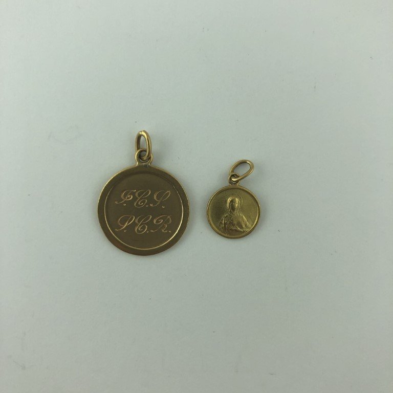 Medallas en oro 18 K