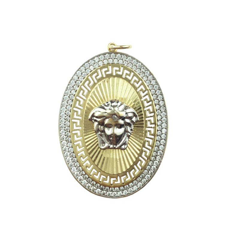 Cadena y colgante en oro 18 K