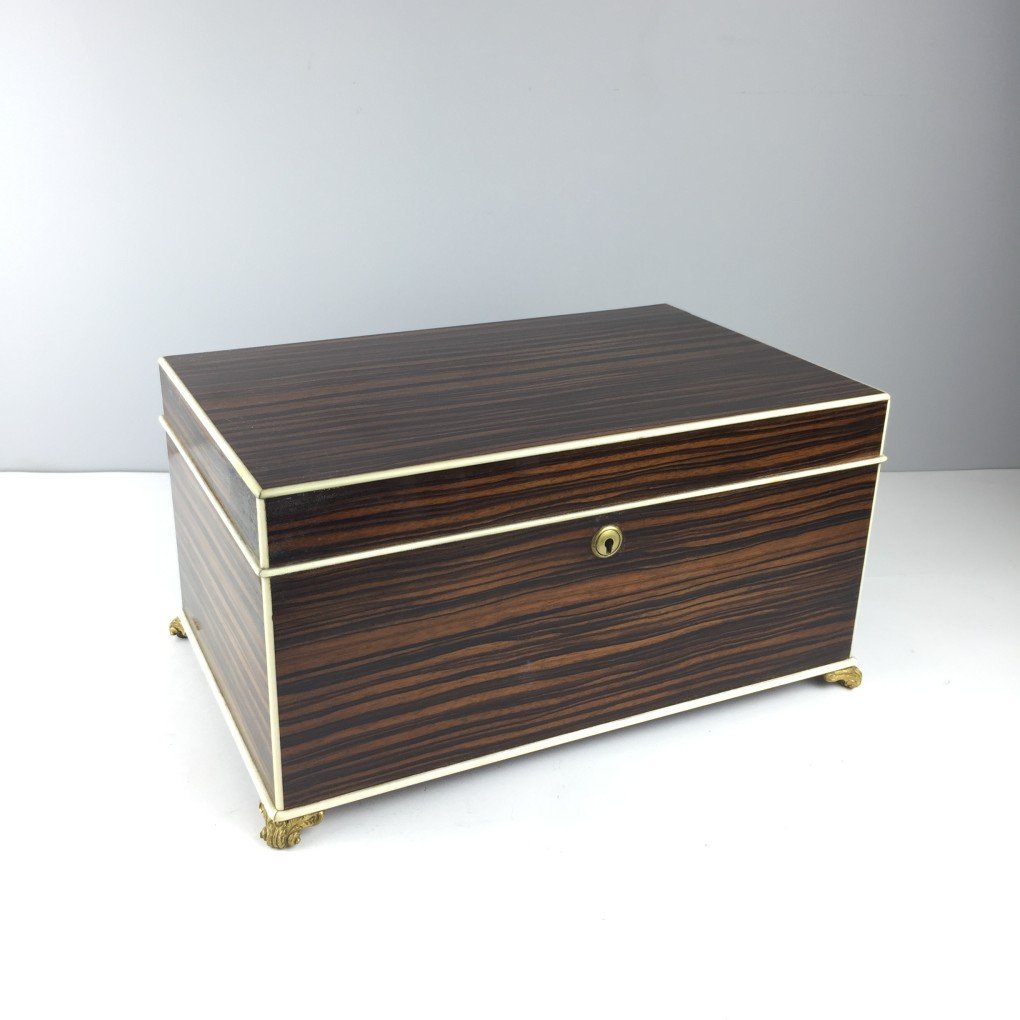 Caja habanera en ébano