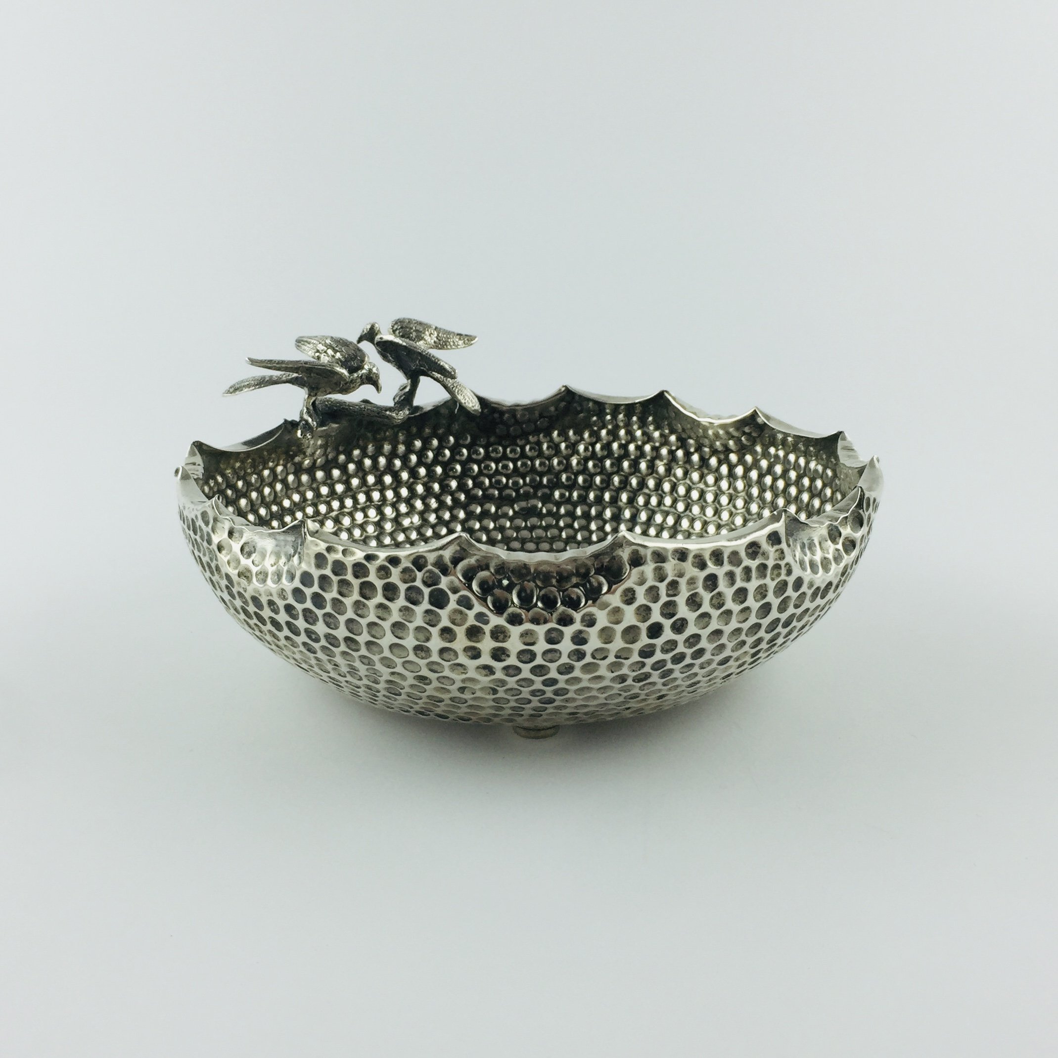 Centro de mesa en plata