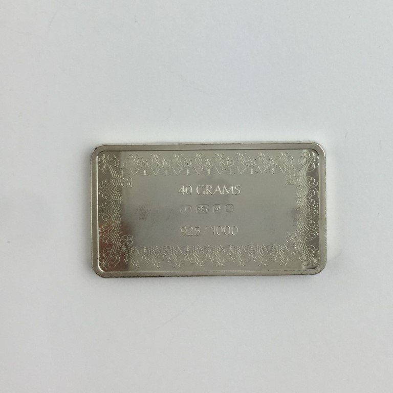 Lingote en plata inglesa