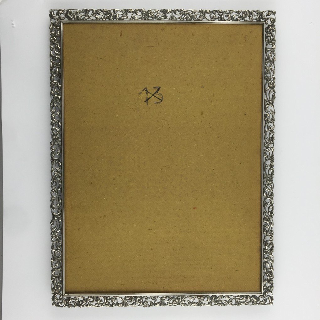 Portarretrato en plata