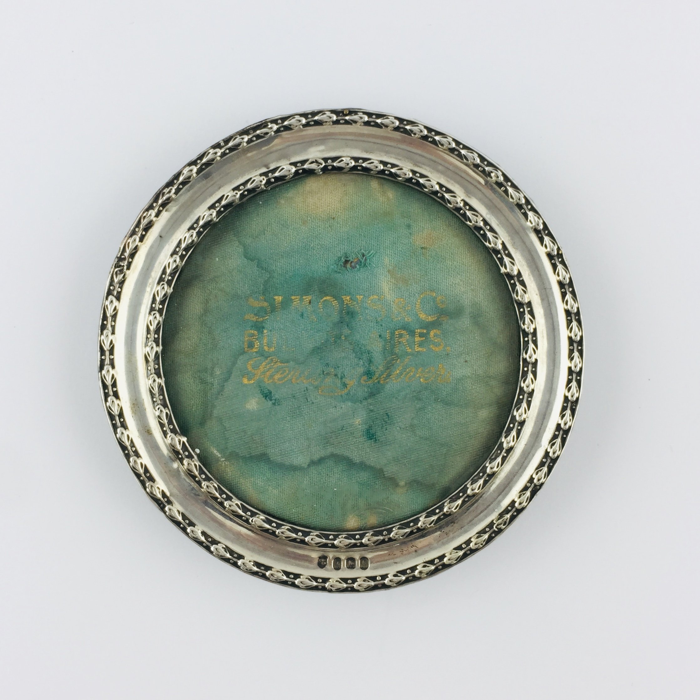 Portarretrato en plata