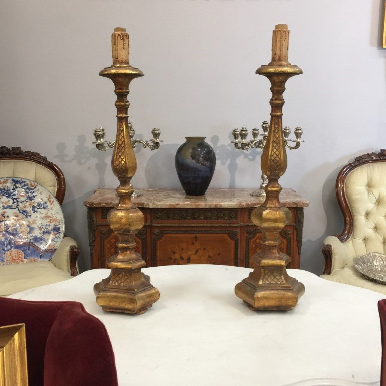 Par de lámparas de sobremesa