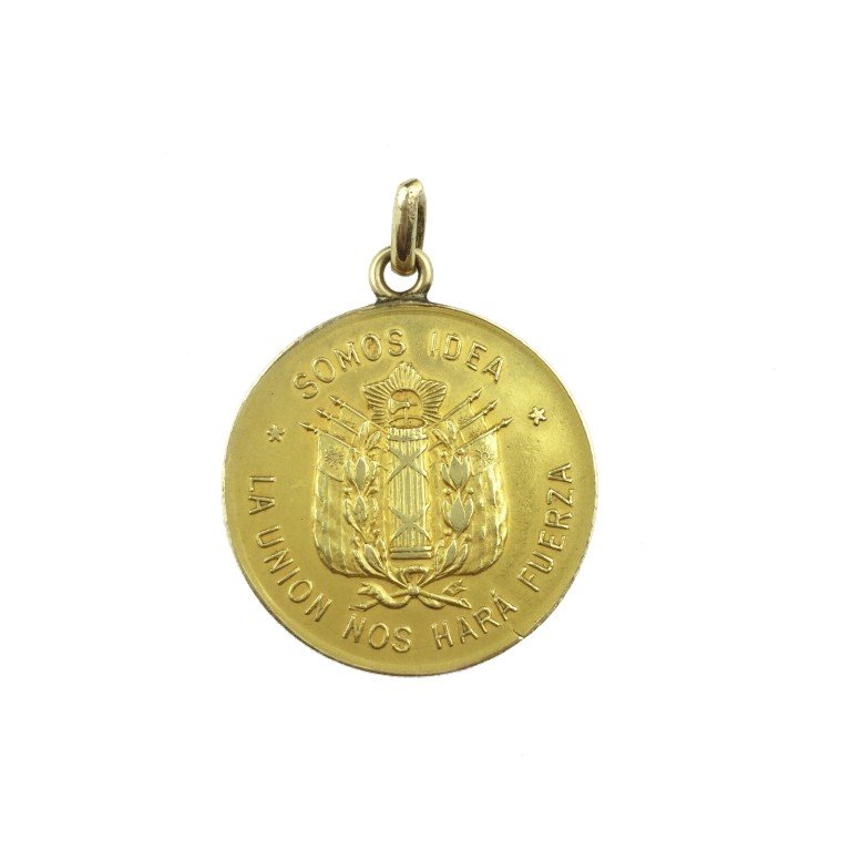 Medalla en oro 18 K