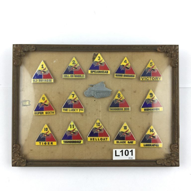 Quince pins en metal