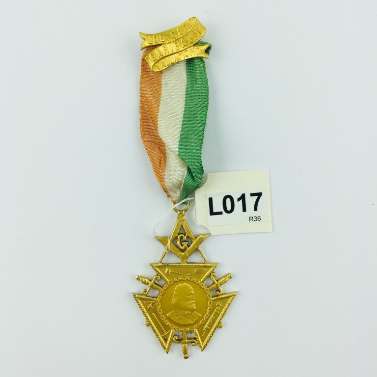 Medalla de pecho masónica uruguaya