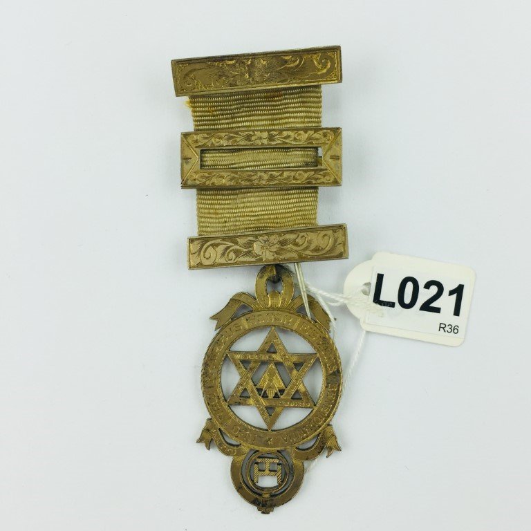 Medalla de pecho masónica inglesa