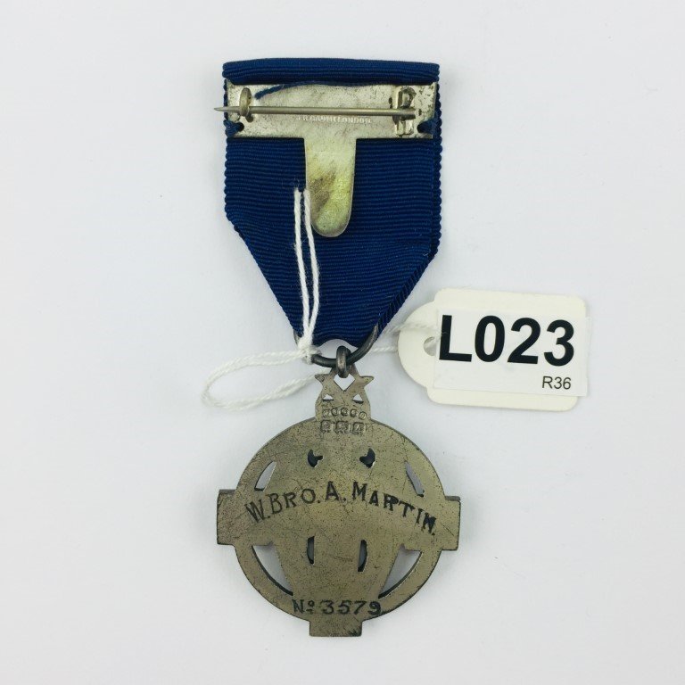 Medalla de pecho masónica inglesa - Imagen 2