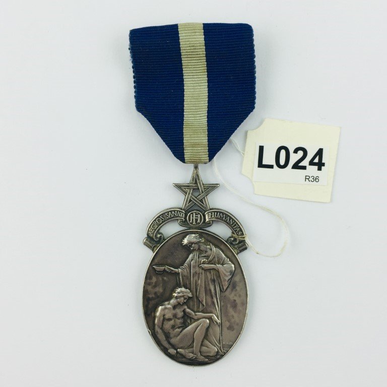 Medalla de pecho masónica inglesa