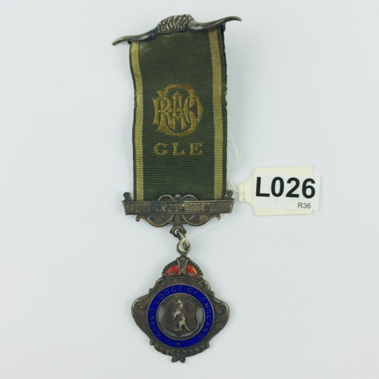 Medalla de pecho masónica inglesa