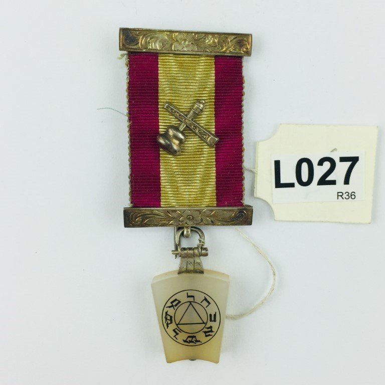 Medalla de pecho masónica inglesa