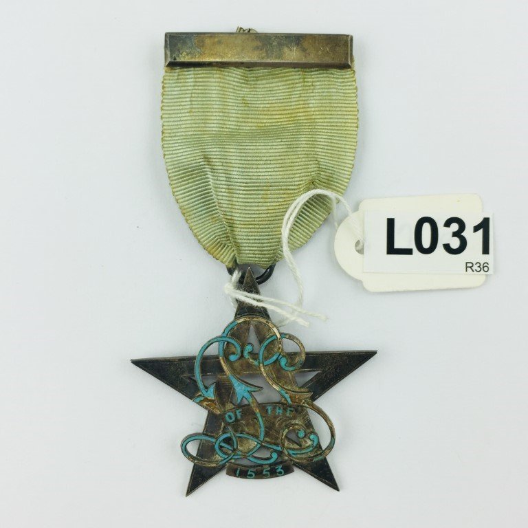 Medalla de pecho masónica inglesa