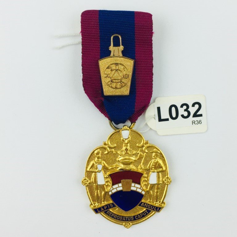 Medalla de pecho masónica inglesa