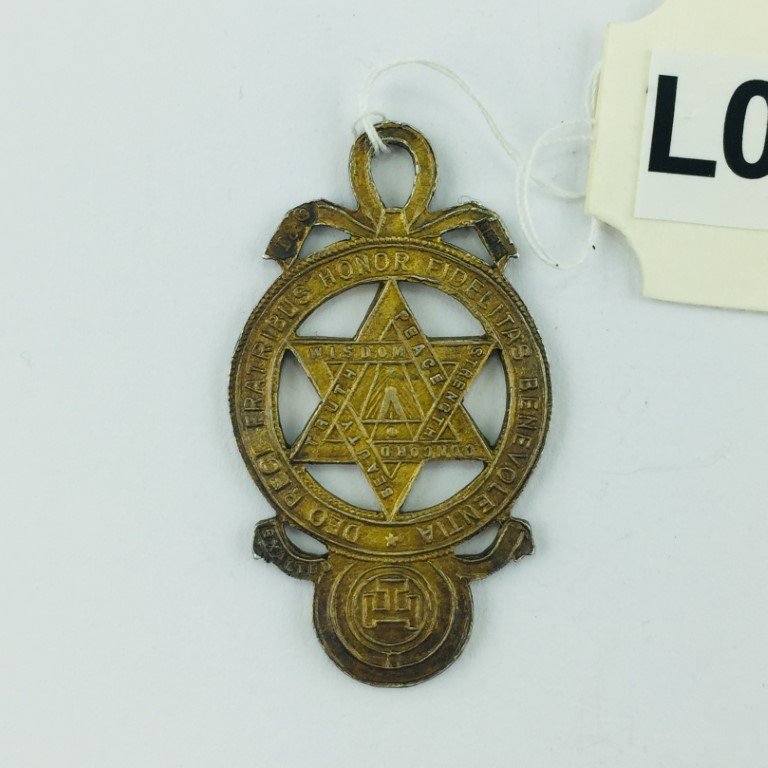 Medalla de pecho masónica inglesa