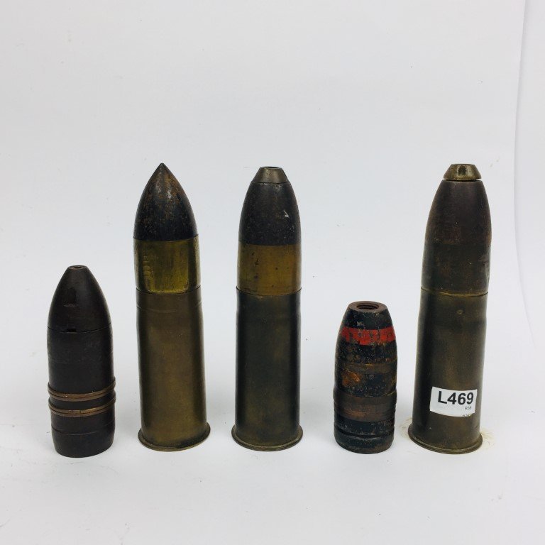 Lote de tres municiones