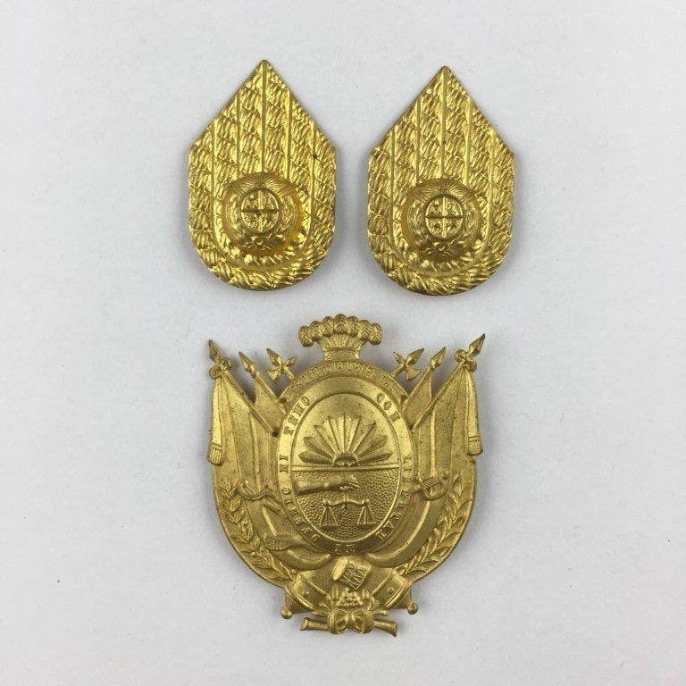 Tres piezas del Cuerpo de Blandengues