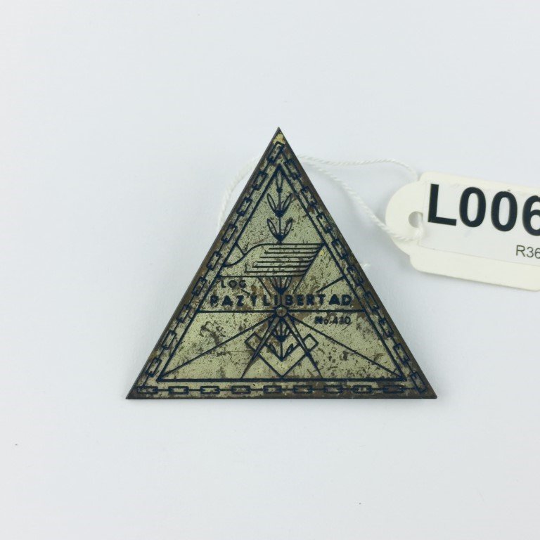 Medalla de pecho masónica argentina