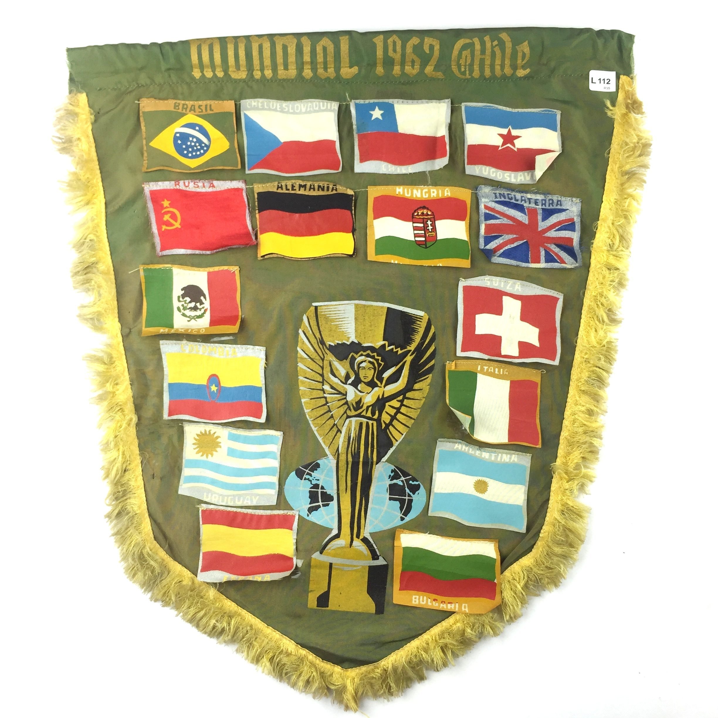 Banderín Mundial Chile 1962