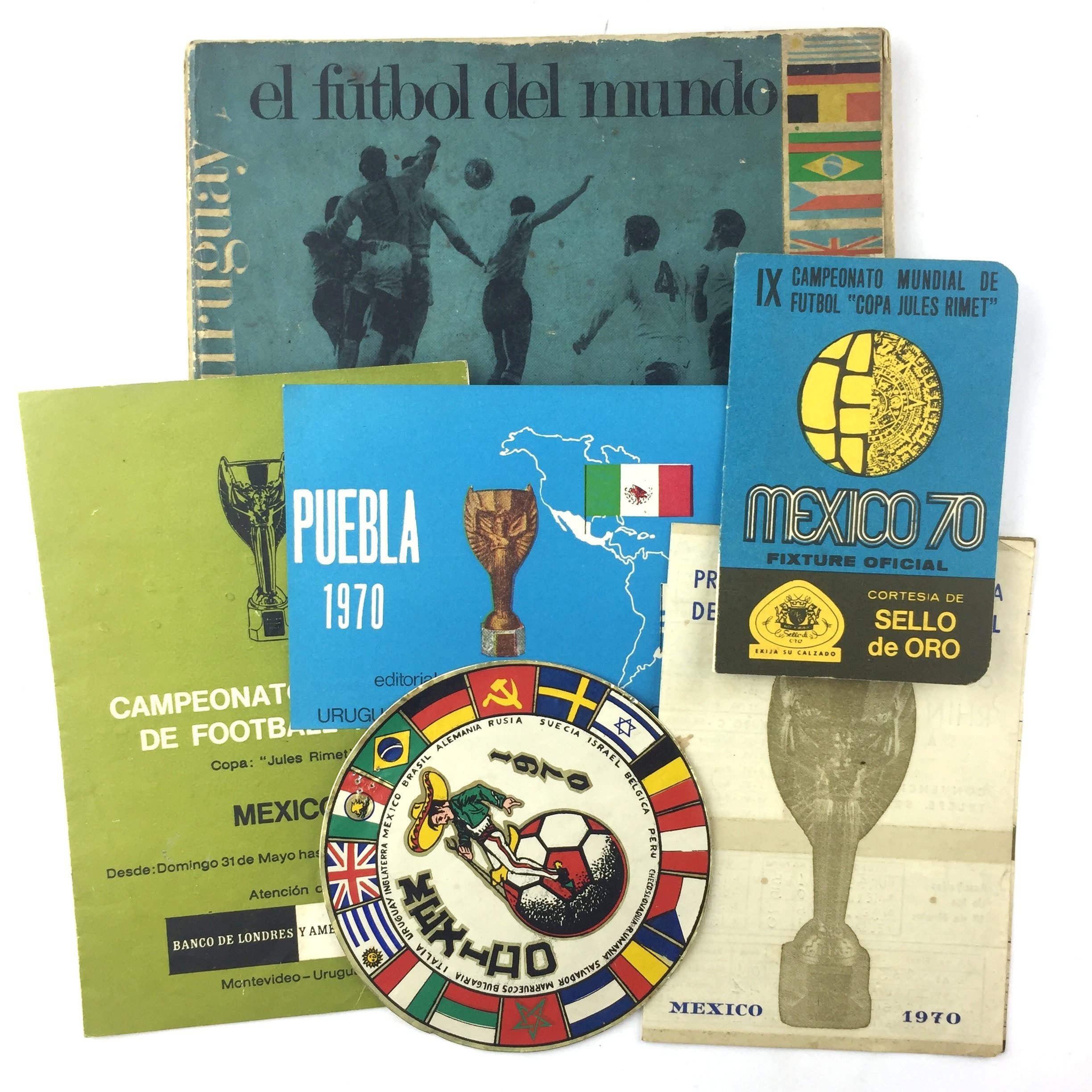 6 piezas Mundial México 1970