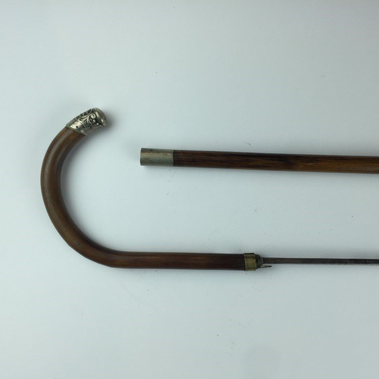 Bastón en caña malaca