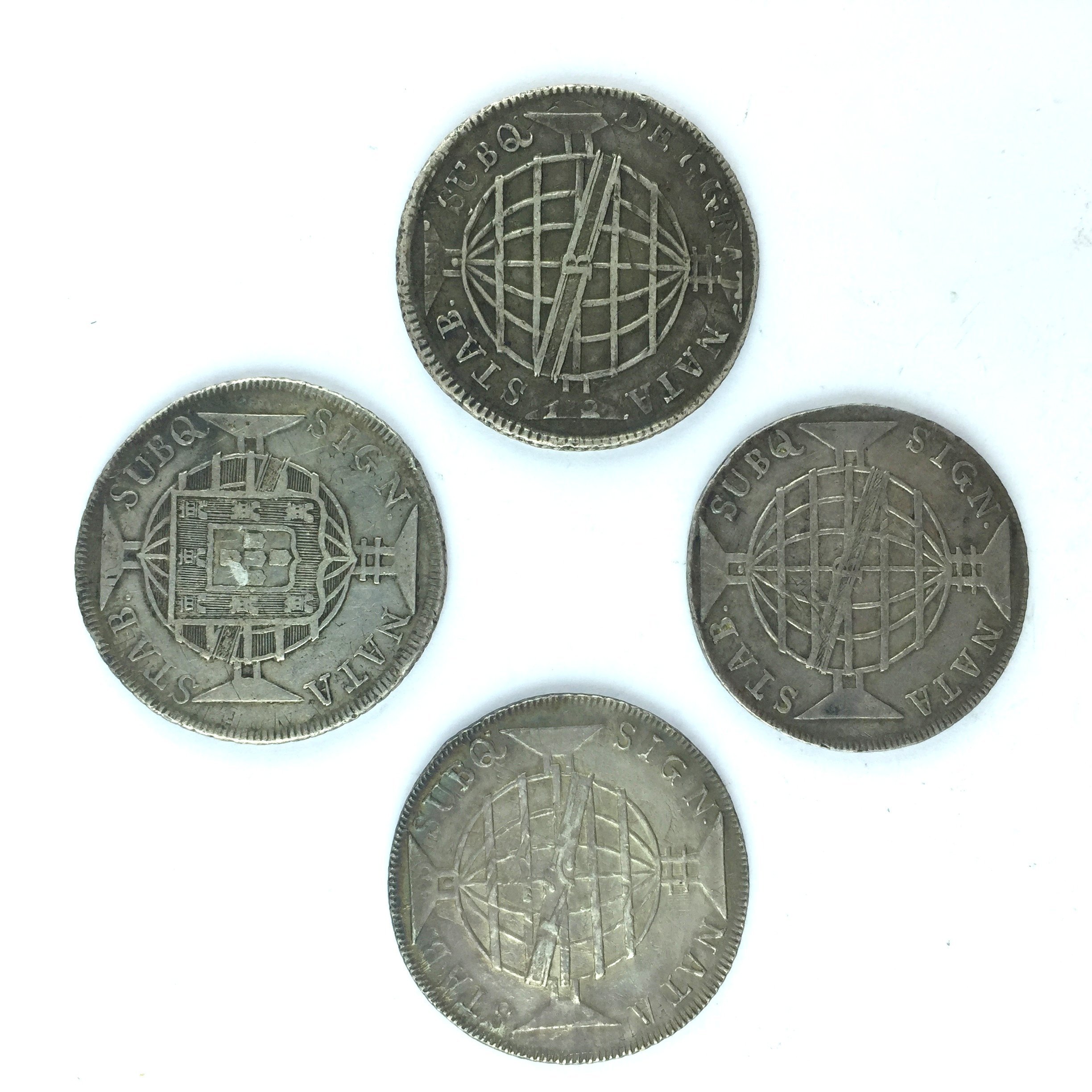 5 onedas portuguesas y brasileñas