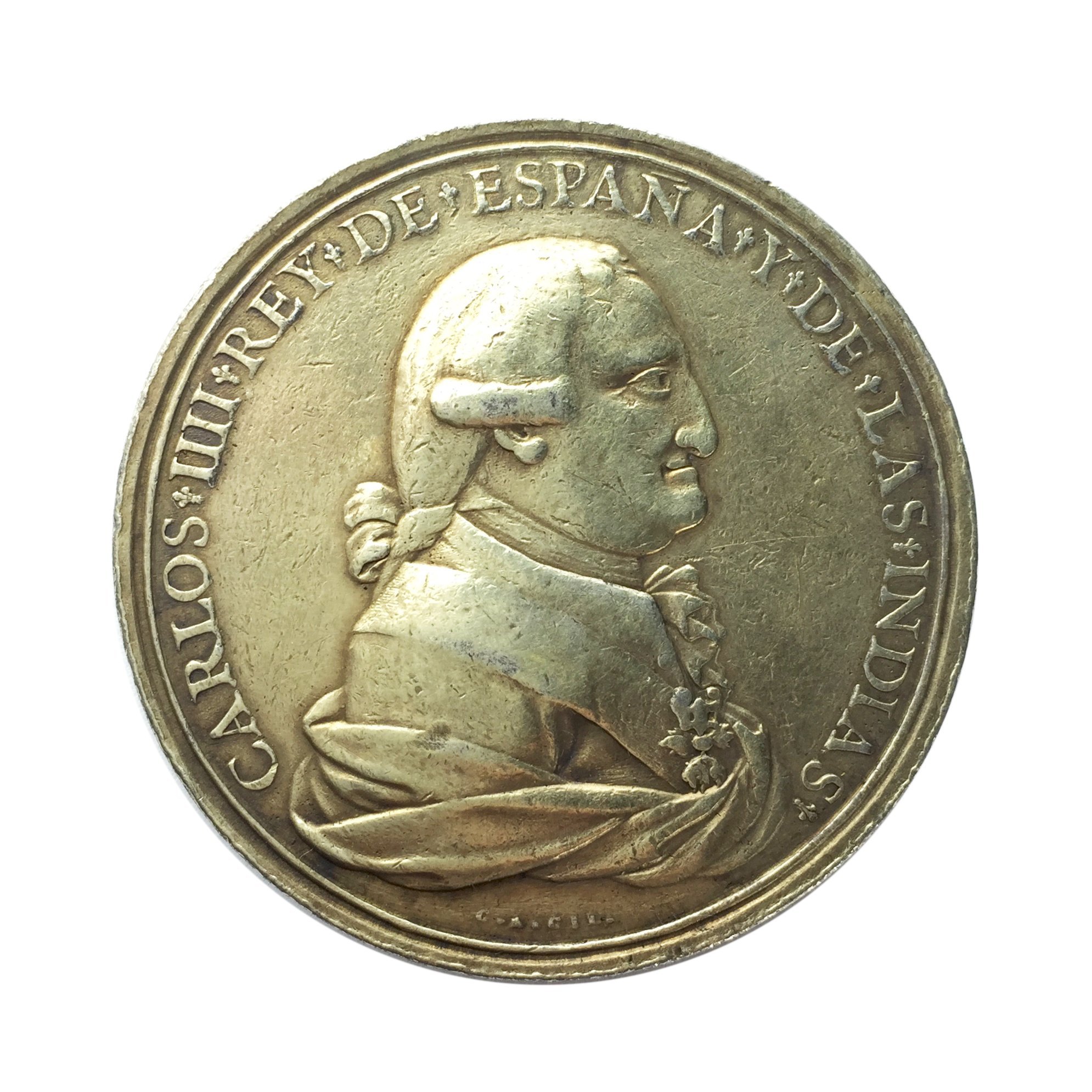 Jura real en plata dorada