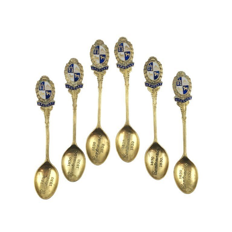 Cucharitas Centenario Uruguay
