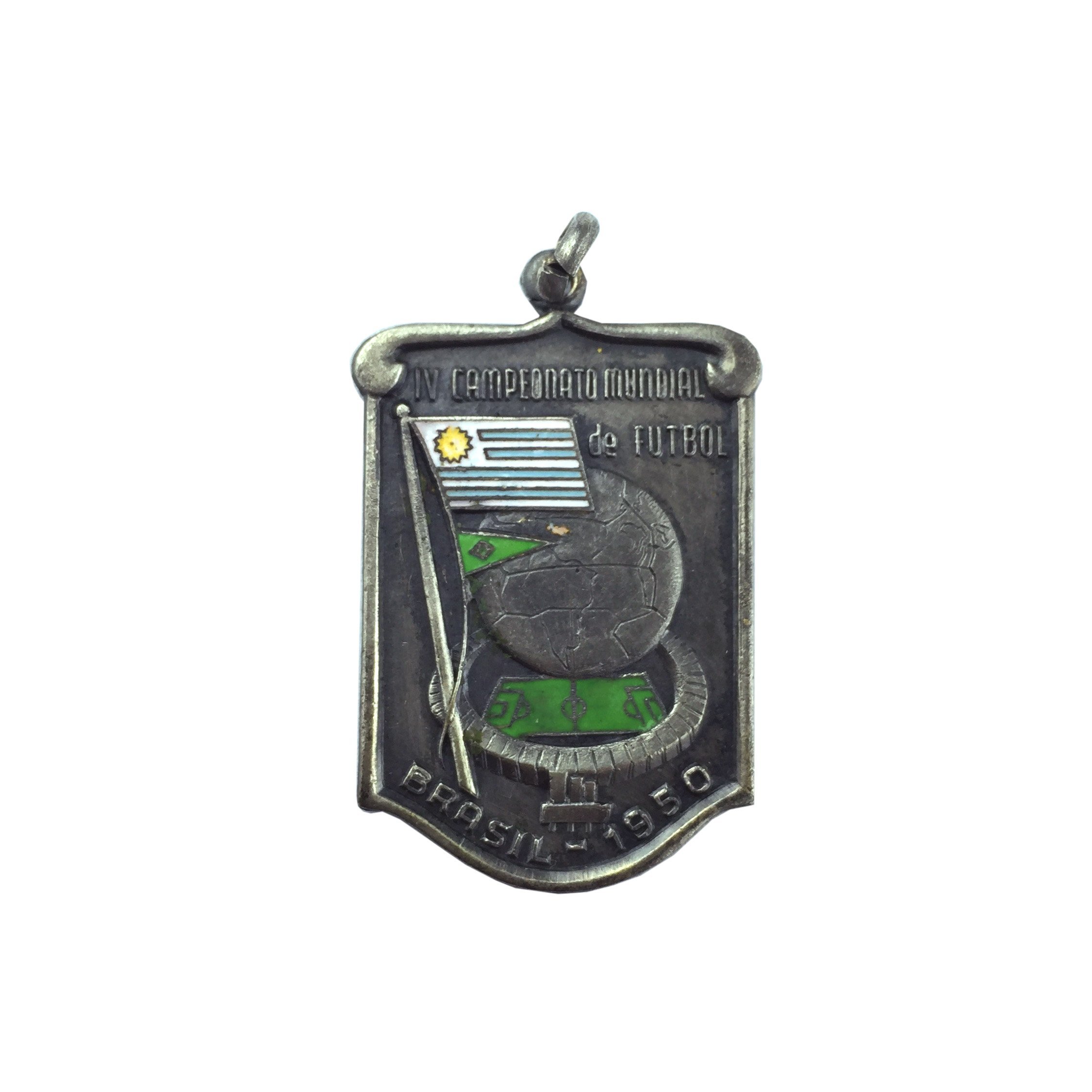 Medalla en plata y esmalte