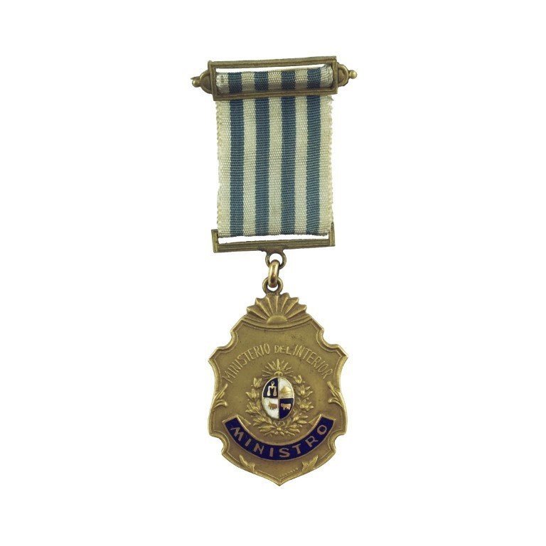 Medalla de ministro uruguaya