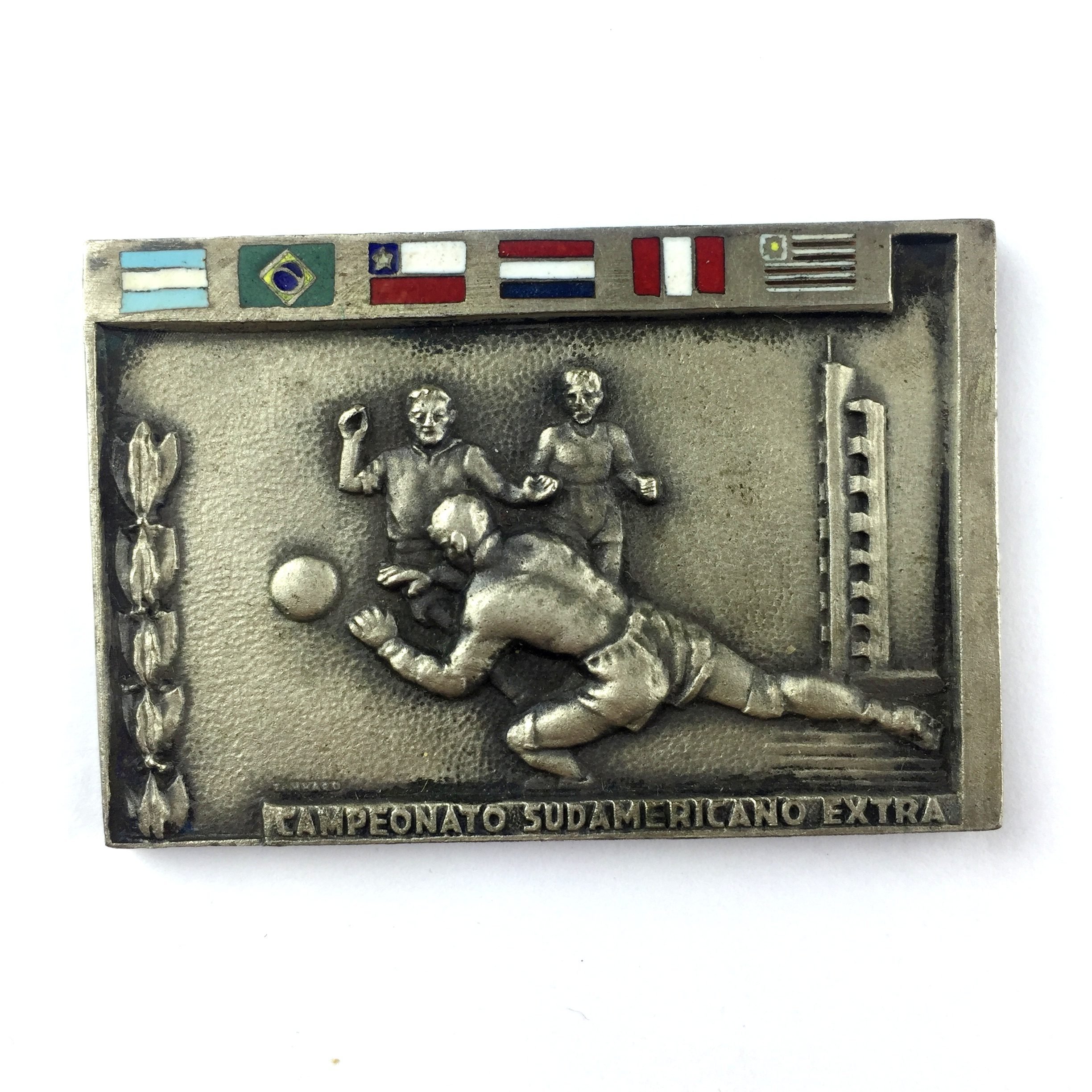 Placa en metal y esmalte