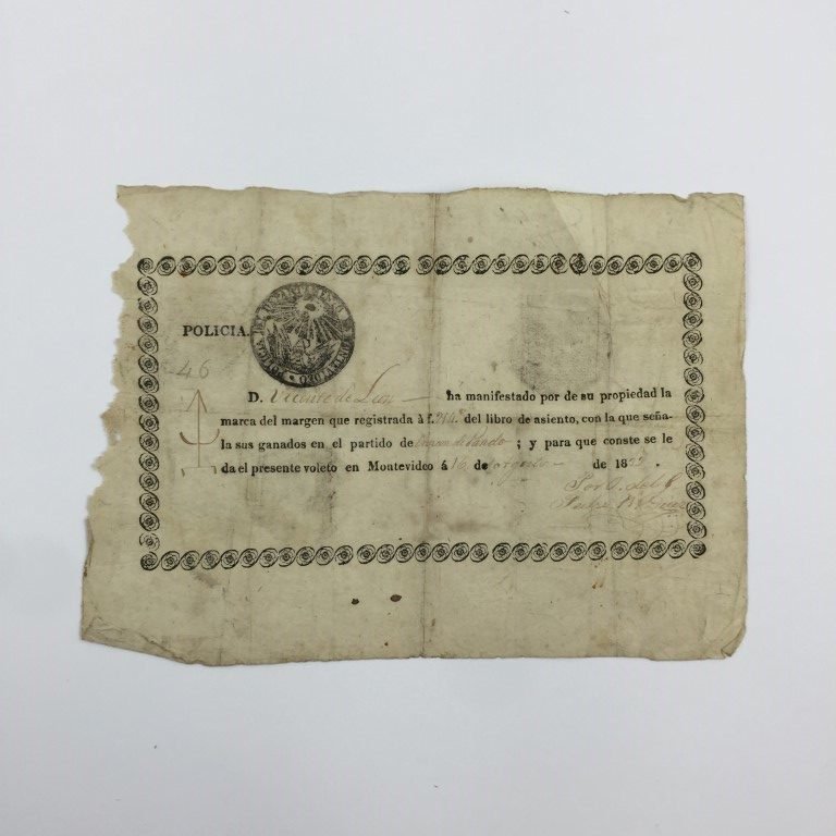 Documento Policía Montevideo