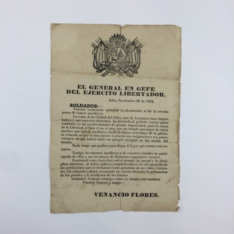 Documento Venancio Flores