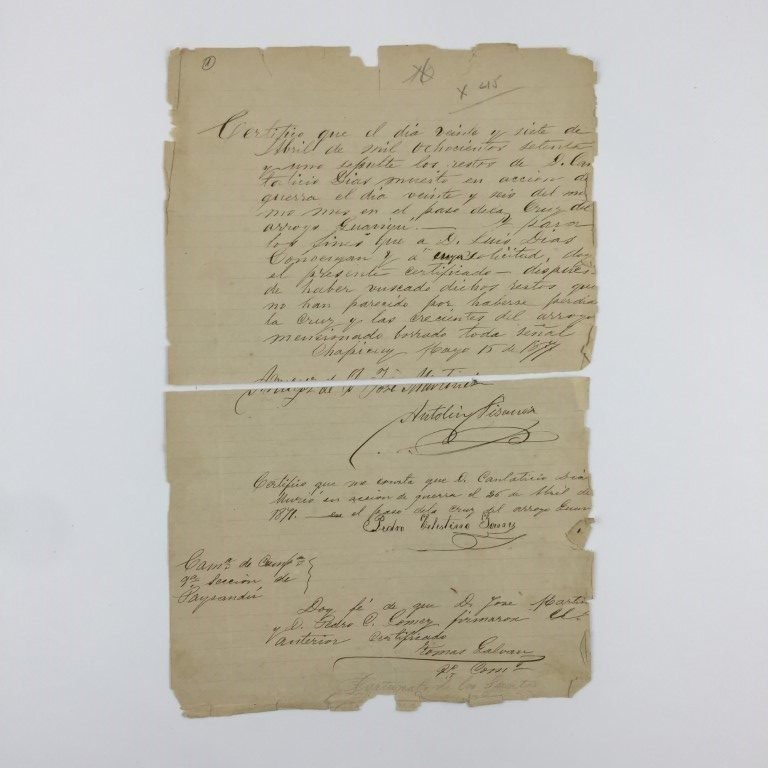 Documento Catalino Díaz